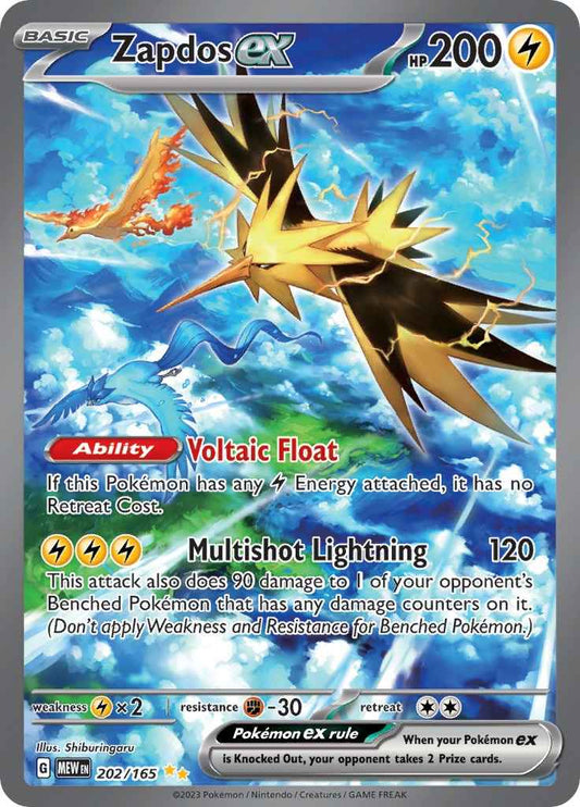 Zapdos ex - 202/165 [MEW - 202/165]