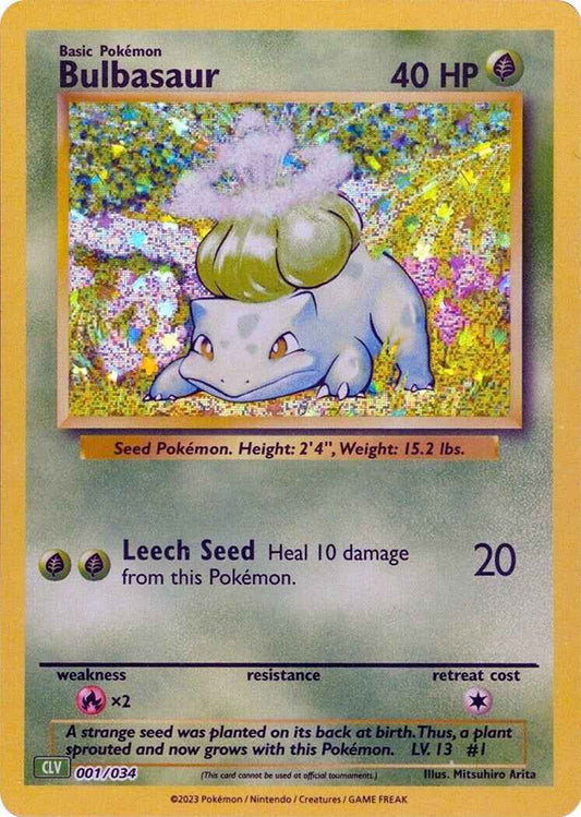 Bulbasaur [CL - 001/034]