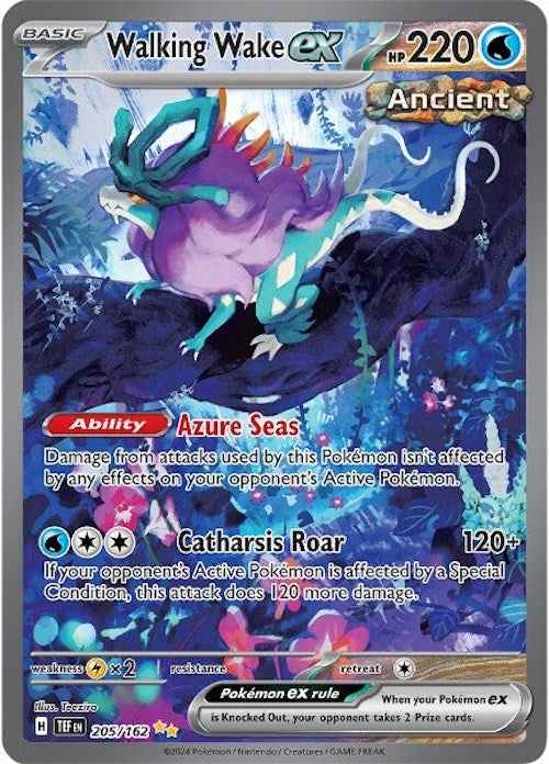 Walking Wake ex - 205/162 [TEF - 205/162]