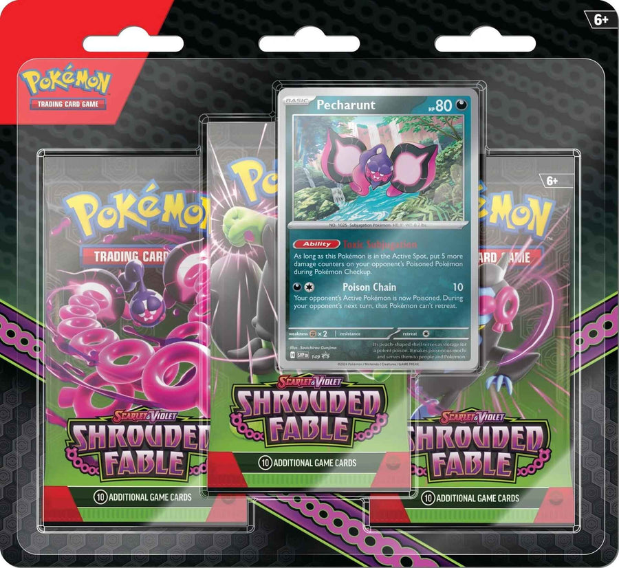 Shrouded Fable 3 Pack Blister [Pecharunt] [SFA - 0]