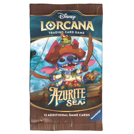 Disney Lorcana: Azurite Sea Booster Pack [6 - 0]