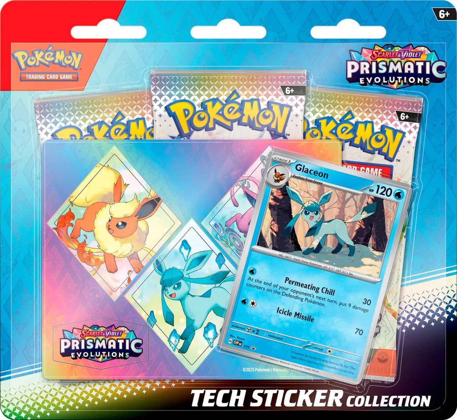 Prismatic Evolutions Tech Sticker Collection [Glaceon] [PRE - 0]