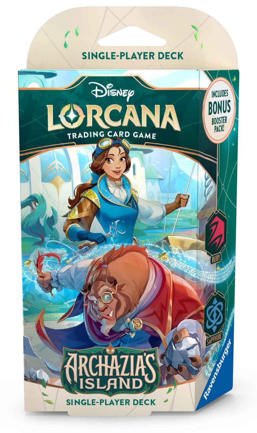 Disney Lorcana: Archazia's Island Starter Deck (Ruby & Sapphire) [7 - 0]