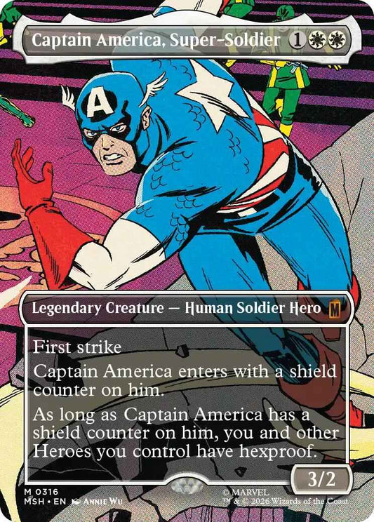 Captain America, Super-Soldier (Borderless) (0316) [MSH - 316]
