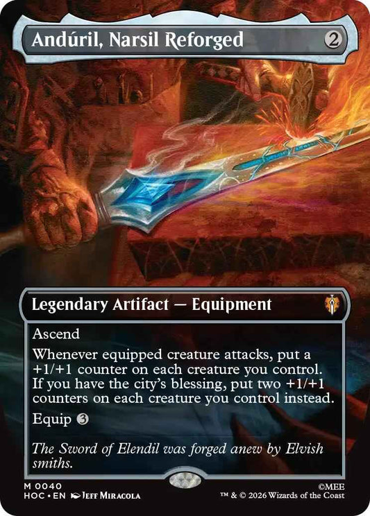 Anduril, Narsil Reforged (Borderless) [HOC - 40]