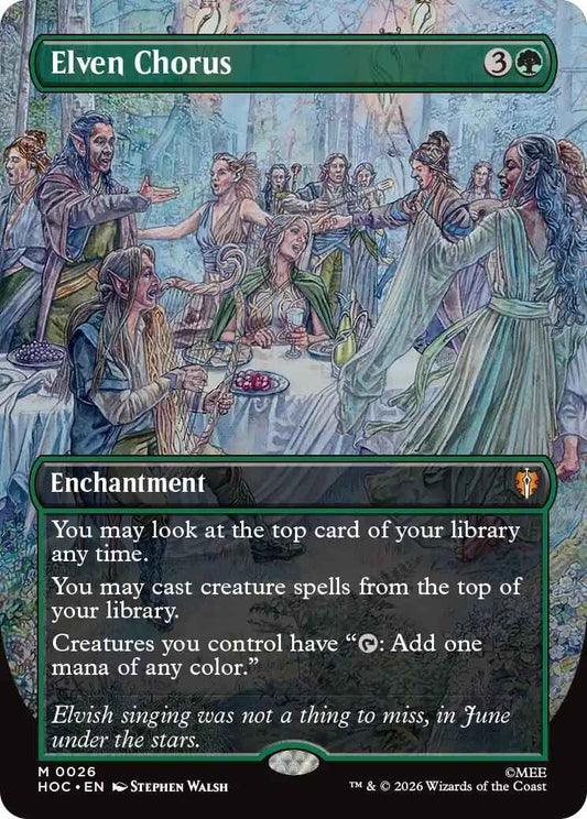Elven Chorus (Borderless) [HOC - 26]